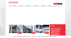 Desktop Screenshot of elkam.com.pl